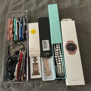 Samsung Galaxy Watch3 (41MM), Mystic Bronze & Assortment of bands